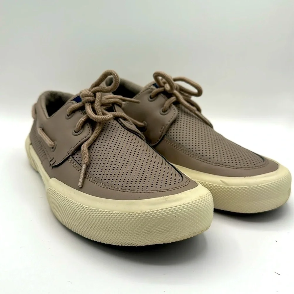 Sperry Mens Boat Shoes Soletide 2-Eye Seacycled Mens Size 8